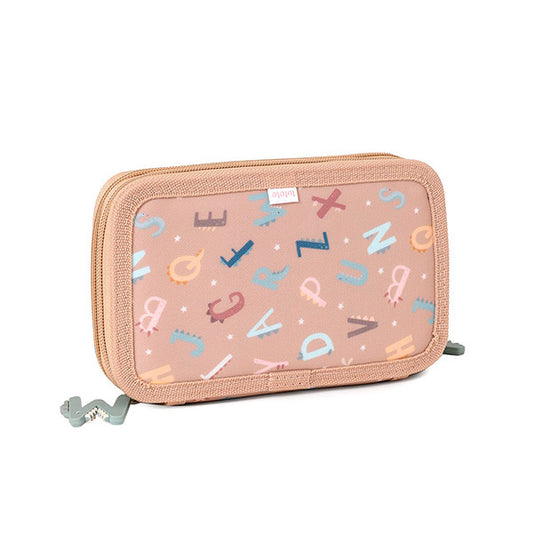 Estuche Plumier Doble Funny Letters Tutete