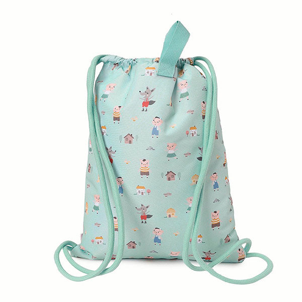 Mochila Saco Impermeable The Three Little Pigs Tutete