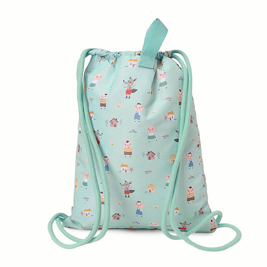 Mochila Saco Impermeable The Three Little Pigs Tutete