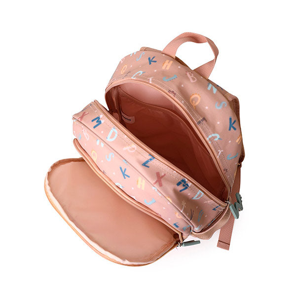 Mochila Mediana Funny Letters Con Llavero Tutete