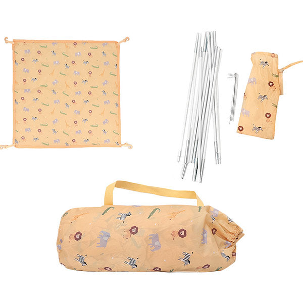 Carpa Playa con Protector Antimosquitos Wild Animals Monneka