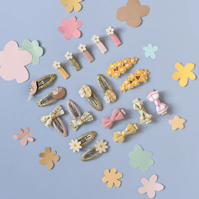 Clips Pelo Petal Twisty Bow Rockahula