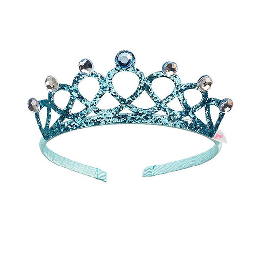 Accesorio Diadema Tiara Princesa Emy Azul Souza