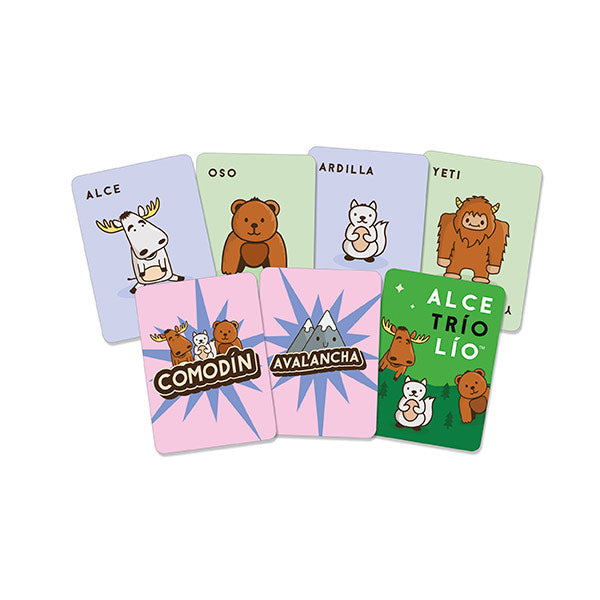 Alce, Trío, Lío Juego Cartas Lúdilo