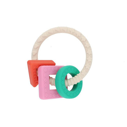 Anillo Mordedor Dentición Con Formas Y Texturas Chichi Pompon