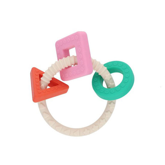 Anillo Mordedor Dentición Con Formas Y Texturas Chichi Pompon