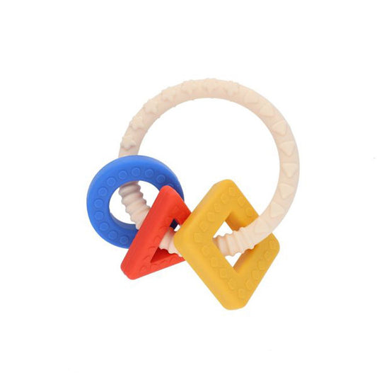 Anillo Mordedor Dentición Con Formas Y Texturas Petit Dej