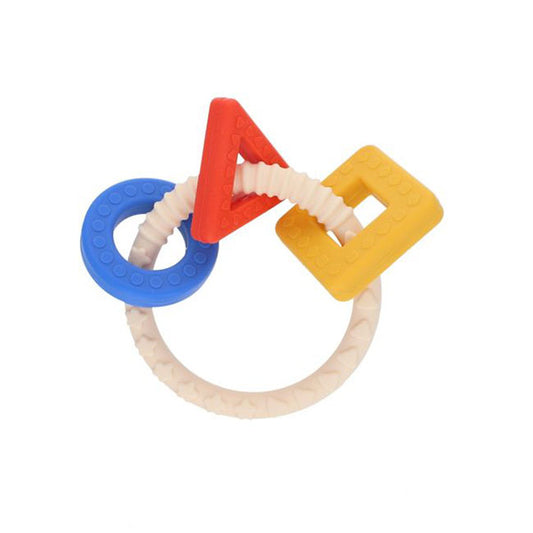 Anillo Mordedor Dentición Con Formas Y Texturas Petit Dej