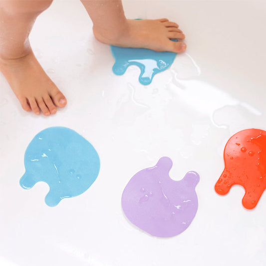 Antideslizantes Para Bañera Coral Blue 8 unidades Grippi
