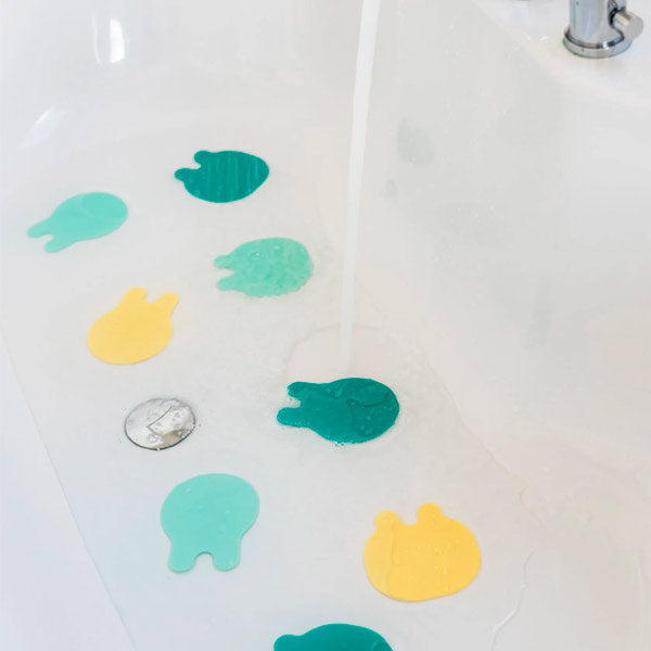 Antideslizantes Para Bañera Minty Yellow 8 unidades Grippi