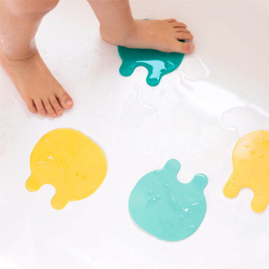 Antideslizantes Para Bañera Minty Yellow 8 unidades Grippi