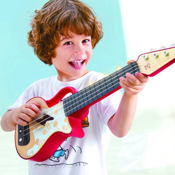 Aprende Ukelele Con Luces Rojo