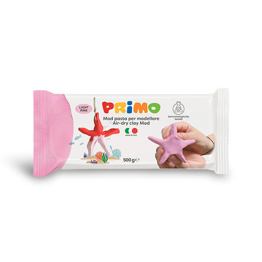 Arcilla Secado Al Aire 500 g Rosa Primo