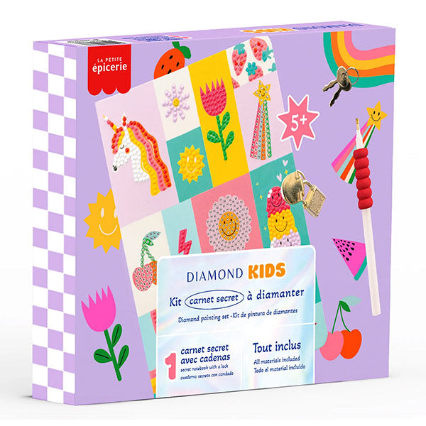 Arte Con Diamantes Kids Petit Diamond Diario Secreto