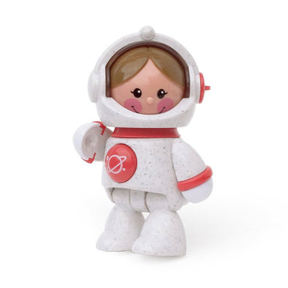 Astronauta Niña Figura Sensorial Tolo de Bioplástico Trigo