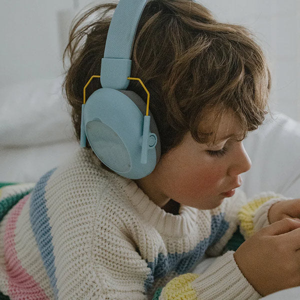 Auriculares Con Cancelación Ruido Kidynoise Color Azul