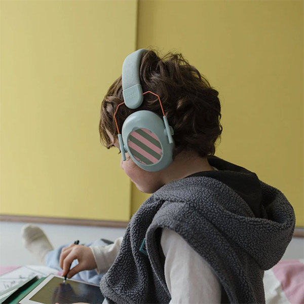 Auriculares Con Cancelación Ruido Kidynoise Color Azul