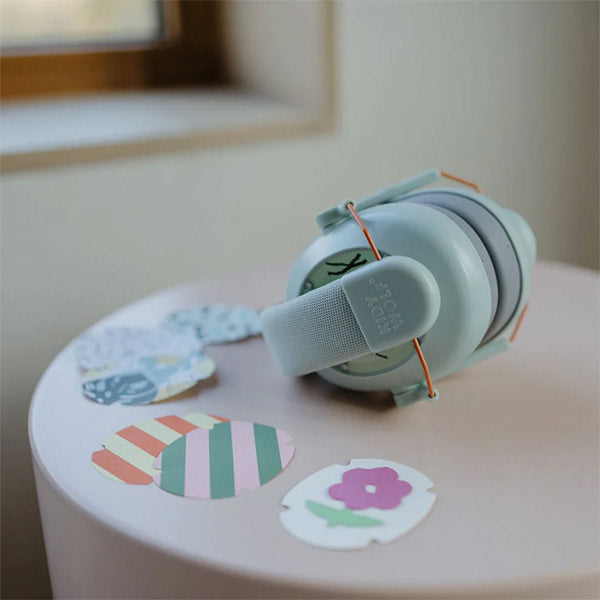 Auriculares Con Cancelación Ruido Kidynoise Color Verde