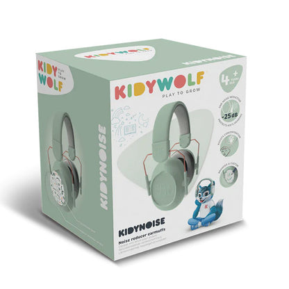 Auriculares Con Cancelación Ruido Kidynoise Color Verde