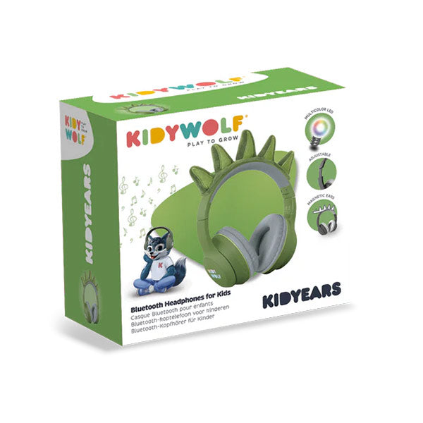 Auriculares Inalámbricos Para Niños KidyYears Dino KidyWolf