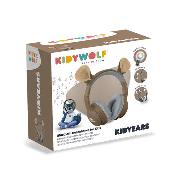 Auriculares Inalámbricos Para Niños KidyYears Oso KidyWolf