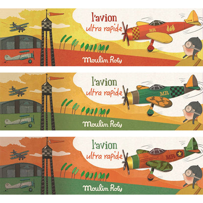 Avión Planeador Les Petites Merveilles Moulin Roty