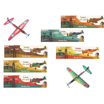 Avión Planeador Les Petites Merveilles Moulin Roty