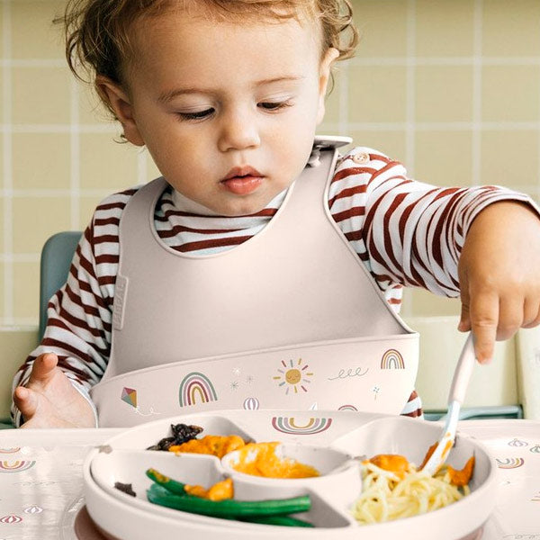 Babero Silicona Little Dutch Arcoíris