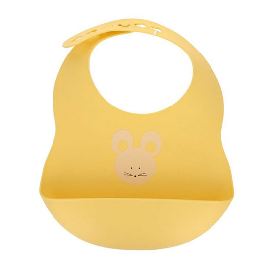 Babero Silicona Amarillo Petites Souris