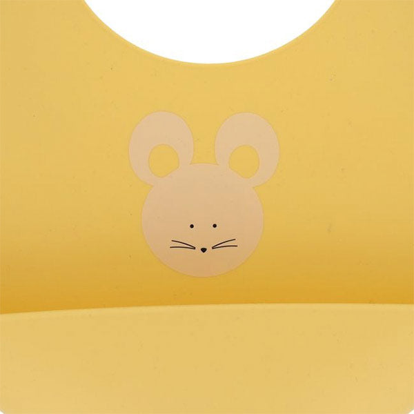 Babero Silicona Amarillo Petites Souris