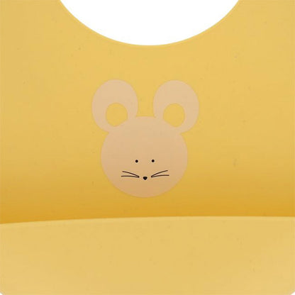 Babero Silicona Amarillo Petites Souris