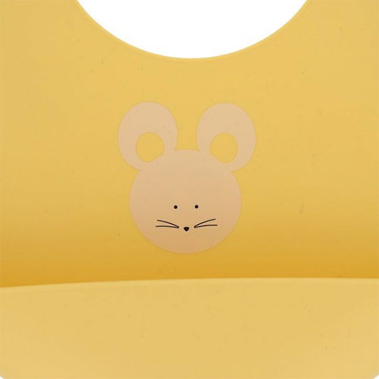 Babero Silicona Amarillo Petites Souris
