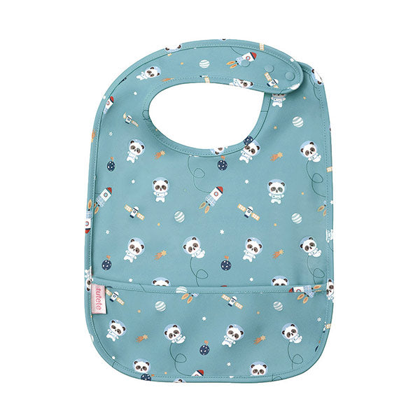 Babero Impermeable Pandas in Space Tutete