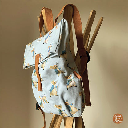 Mochila Mini Mensajero Marrón Peter Rabbit Petit Jour