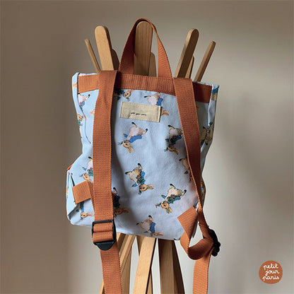 Mochila Mini Mensajero Marrón Peter Rabbit Petit Jour