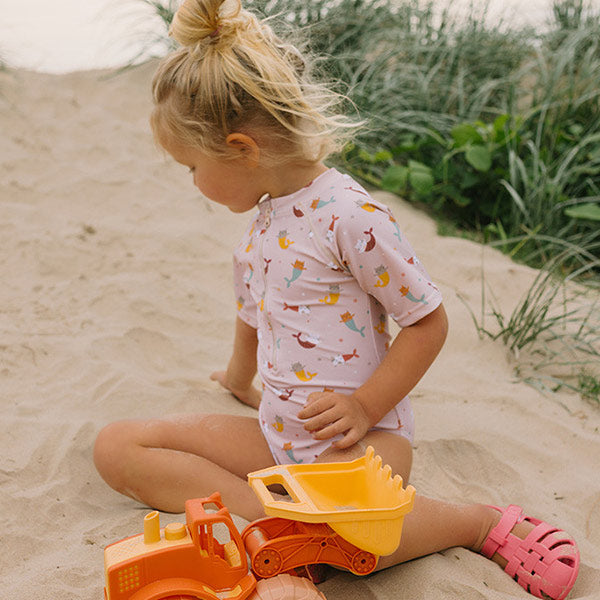 Bañador Cremallera Protección Solar UV Infantil Mermaid Cats