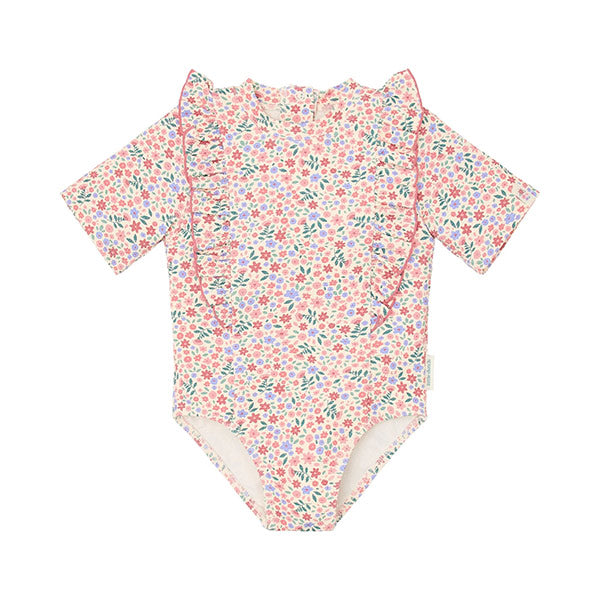 Bañador Manga Corta Protección Solar UV Flowerfield Little Dutch