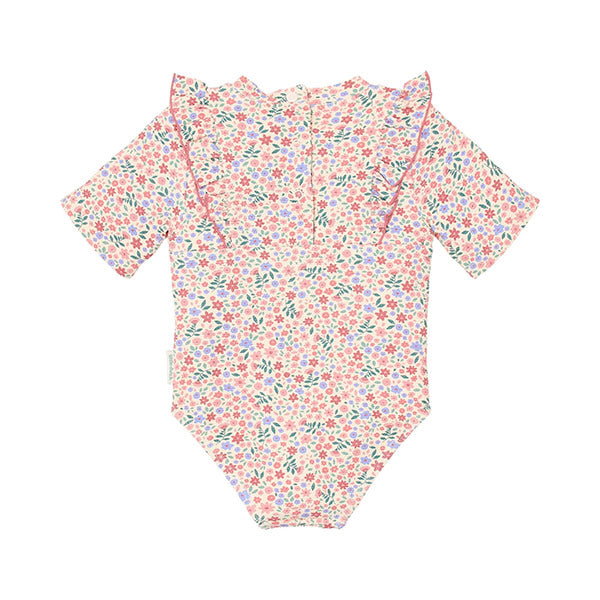 Bañador Manga Corta Protección Solar UV Flowerfield Little Dutch