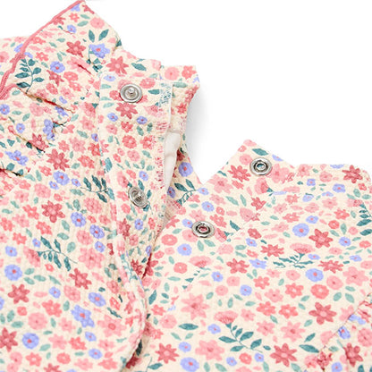 Bañador Manga Corta Protección Solar UV Flowerfield Little Dutch