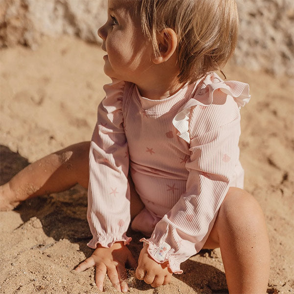 Bañador Manga Larga Seashells UPF 40 Little Dutch