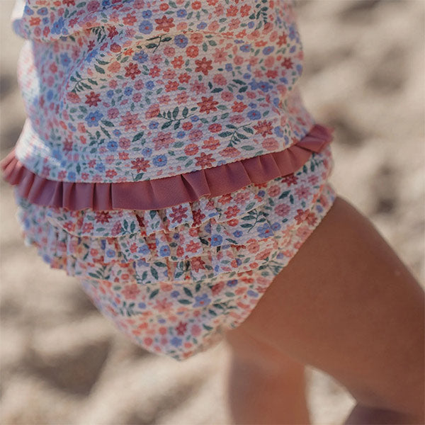 Bañador Pañal Protección Solar UV Flowerfield Little Dutch