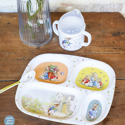 Bandeja Con Cuatro Compartimentos Peter Rabbit Petit Jour