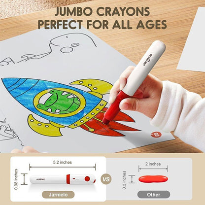 Bolsa 24 Crayones Ultra Suaves Lavables Jarmelo