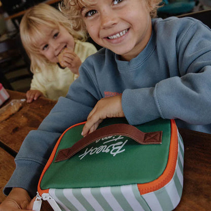 Bolsa Térmica Merienda Hello Hossy Green Stripes