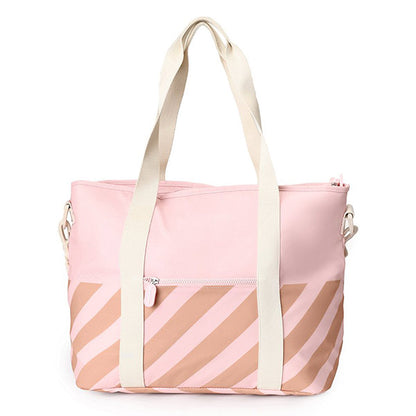 Bolso Nevera Stripes Pink Monneka
