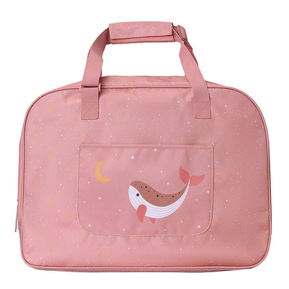 Bolso Playa con Rejilla Antiarena Whale Pink Monneka