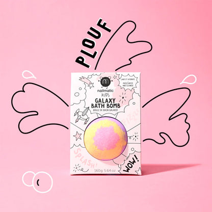 Bomba Baño Nailmatic Supernova Rosa Amarillo Violeta