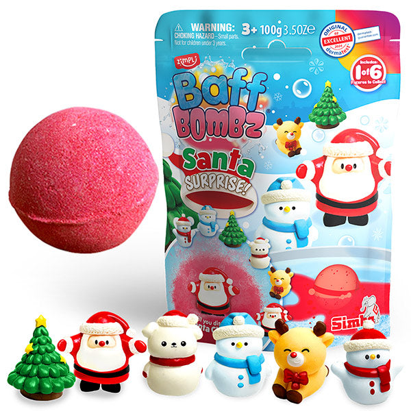 Bomba Baño Sorpresa Papa Noel