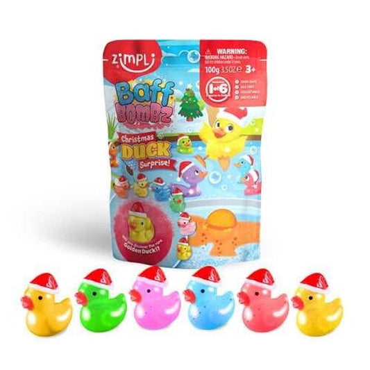 Bomba Baño Sorpresa Patos Navideños