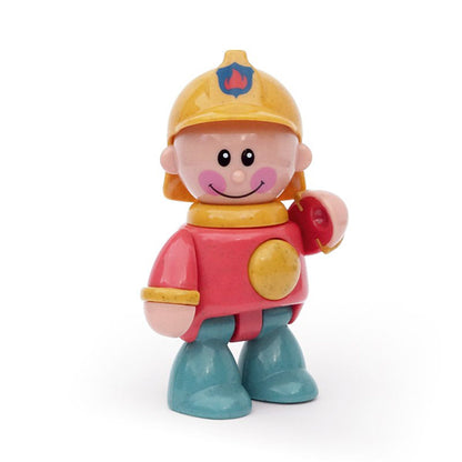 Bombero Figura Sensorial Tolo de Bioplástico Trigo